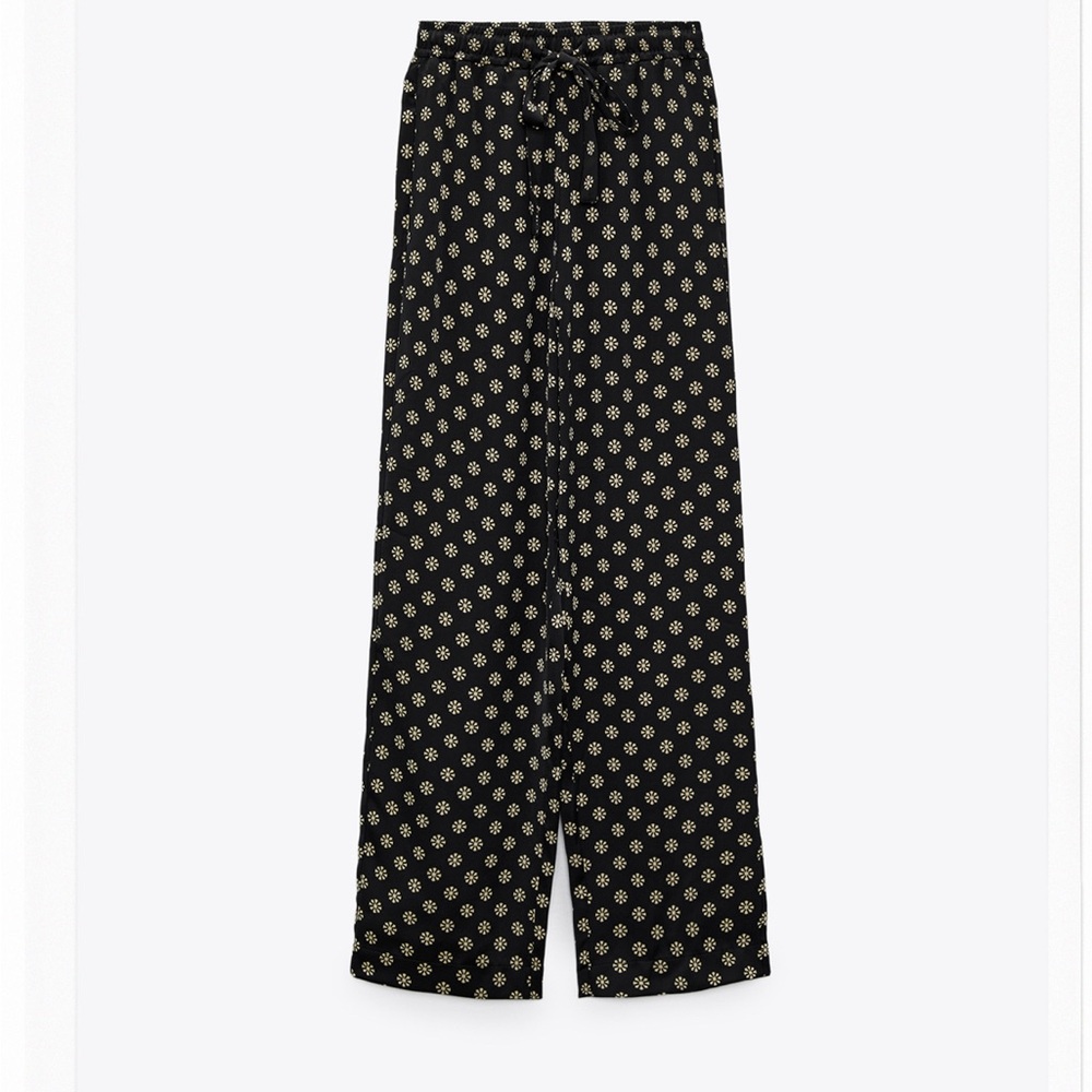 Zara printed pants
